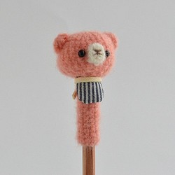 鉛筆帽｜粉紅熊 第1張的照片