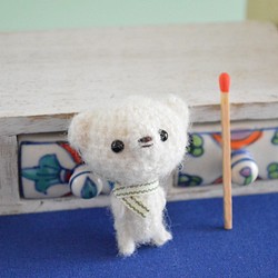 北極熊小amigurumi 第1張的照片