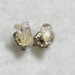 （1分）Herquimer鑽石耳釘·S1（鈦金柱） 第1張的照片