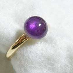 （一分）紫水晶戒指（均碼） 第1張的照片