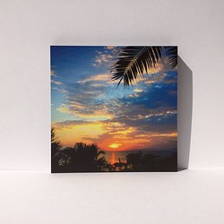 sunset beach 〜沖縄の風景をあなたのお部屋に〜【写真パネル】 1枚目の画像