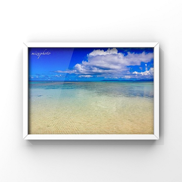 Hateruma Blue-您房間裡的沖繩風景- [您可以選擇照片尺寸，面板處理和框架] 第1張的照片