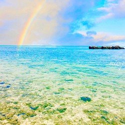 Goddess of the rainbow 〜沖縄の風景をあなたのお部屋に〜【A3サイズ写真】 1枚目の画像