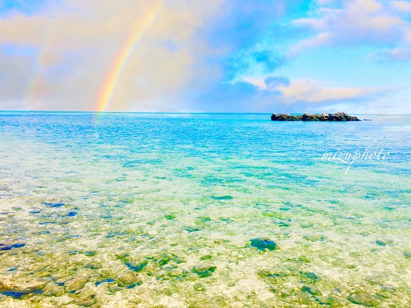 Goddess of the rainbow 〜沖縄の風景をあなたのお部屋に〜【A3サイズ写真】 1枚目の画像