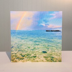 【ラスト1点】Goddess of the rainbow 〜沖縄の風景をあなたのお部屋に〜【写真パネル】 1枚目の画像