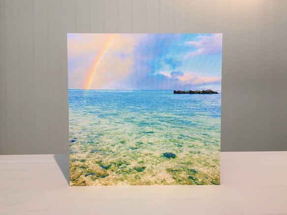 【ラスト1点】Goddess of the rainbow 〜沖縄の風景をあなたのお部屋に〜【写真パネル】 1枚目の画像