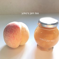 【お茶にして飲めるジャム】桃バニラ（徳島県産） 1枚目の画像