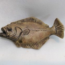 魚箸置き(ヒラメ) 1枚目の画像