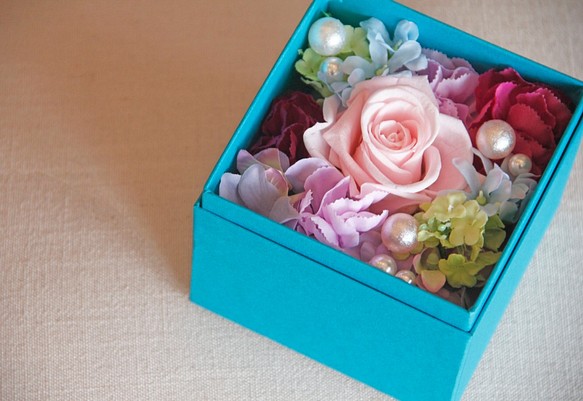 Flower Gift Box-パステル系- 【ギフトラッピング無料】 1枚目の画像