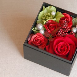 花禮盒保鮮插花盒【免費禮品包裝】 第1張的照片