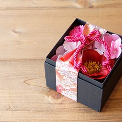 【運費300日元】日式香皂插花 - 粉紅色 - 【免費禮品包裝】 第1張的照片