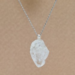 ヒマラヤ水晶の原石水晶ネックレスdc316 1枚目の画像