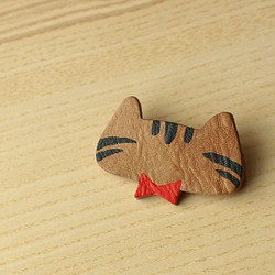 貓胸針“按訂單生產”/ Necollection＃20 Kijitora 第1張的照片