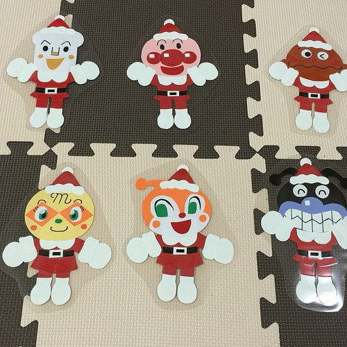 アンパンマン 壁画 クリスマス その他インテリア雑貨 Chanmama 通販 Creema クリーマ ハンドメイド 手作り クラフト作品の販売サイト