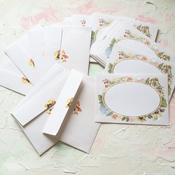 WEDDING INVITATION 封筒♡　『flower』　２０枚セット 1枚目の画像