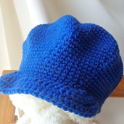 キャスケット帽（ロイヤルブルー） 1枚目の画像