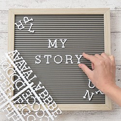 My Story Board マイストーリーボード グレー 正方形 1枚目の画像