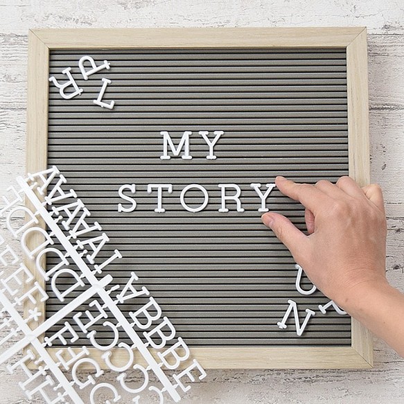 My Story Board マイストーリーボード グレー 正方形 1枚目の画像