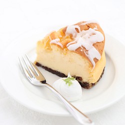 農薬不使用野菜sweets　兵庫県高砂産 柚子のチーズケーキ 1枚目の画像