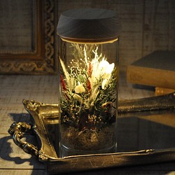 【 silver 】✽優しくお花を照らす✽心安らぐ lamp flower  S 1枚目の画像