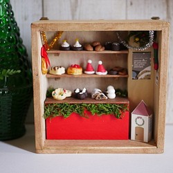 木の箱クリスマス・町のパン屋Ver.3 1枚目の画像