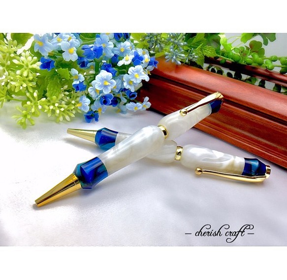 アイスランドサファイア ~Iceland Sapphire~ 手作りボールペン