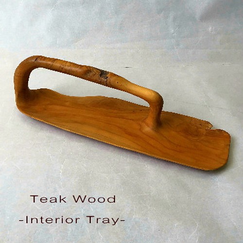 トレイ プレート チークウッド 木製 無垢材 自然素材 古木 原木
