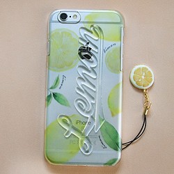清除案例[所有型號]免費送貨檸檬檸檬與錶帶iPhone8 iPhoneX iPhoneXS 第1張的照片