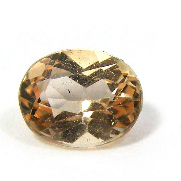 天然石 インペリアルトパーズ(Imperial topaz) ルース（オーバルカット