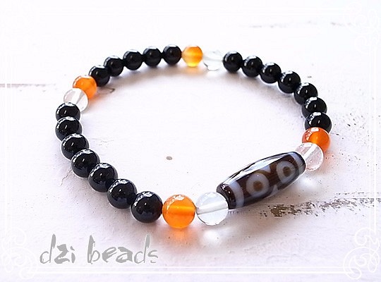 dzi-beads六角珍珠手鍊de-11-02（B-02） 第1張的照片