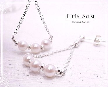 Littile Artist スワンWANP2 ネックレス&ピアス la-17 gstaaddelivery