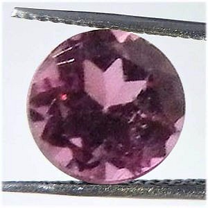 天然石原石1点もの　ピンクトルマリン（Pink Tourmaline）　ルース（ラウンドカット）　gs-sp-951 1枚目の画像