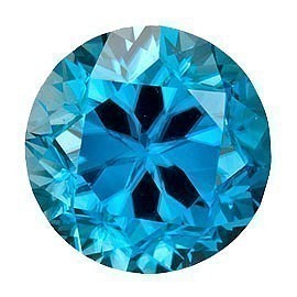 カラーダイヤモンド ルース販売　SI quality　ブリリアントカット　ロイヤルブルー　diac-ryb　2.4mm 1枚目の画像