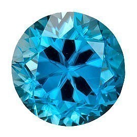 カラーダイヤモンド ルース販売　SI quality　ブリリアントカット　ロイヤルブルー　diac-ryb　2.8mm 1枚目の画像