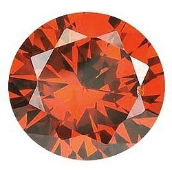 カラーダイヤモンド ルース販売　SIquality　オレンジコニャック　diac-orc　1.3mm 1枚目の画像