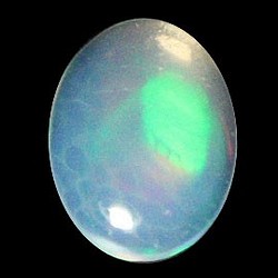 埃塞俄比亞蛋白石（蛋白石）露絲（橢圓形凸圓形）STG-41 第1張的照片