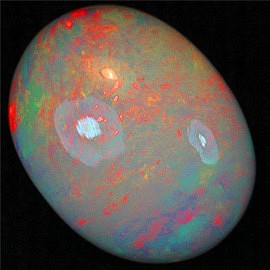 天然石 ルース エチオピア産 天然クリスタルオパール（opal） オーバルカット or461