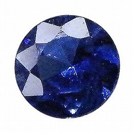 天然石材寬鬆有限公司藍寶石（藍寶石）圓切GS-SP-1582 第1張的照片