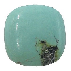 綠松石（綠松石）穩定處理露絲（墊凸圓形）TI-ST-105 第1張的照片
