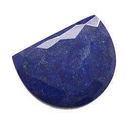 天然石材鬆散裸石天青石（拉皮斯lazuri）露絲（棋盤凸圓形）阿里-LL-05 第1張的照片