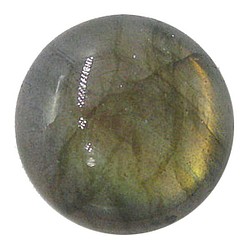天然石材鬆散裸石拉長（拉長）露絲（圓凸圓形）的TI-ST-169 第1張的照片