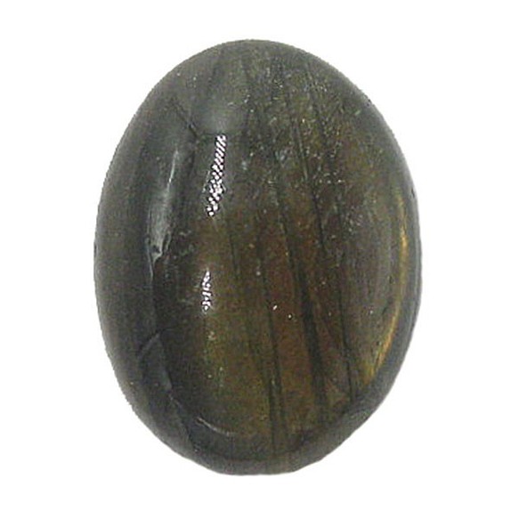 天然石材鬆散裸石拉長（拉長）露絲（橢圓形凸圓形）TI-ST-149 第1張的照片