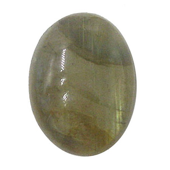 天然石材鬆散裸石拉長（拉長）露絲（橢圓形凸圓形）TI-ST-224 第1張的照片
