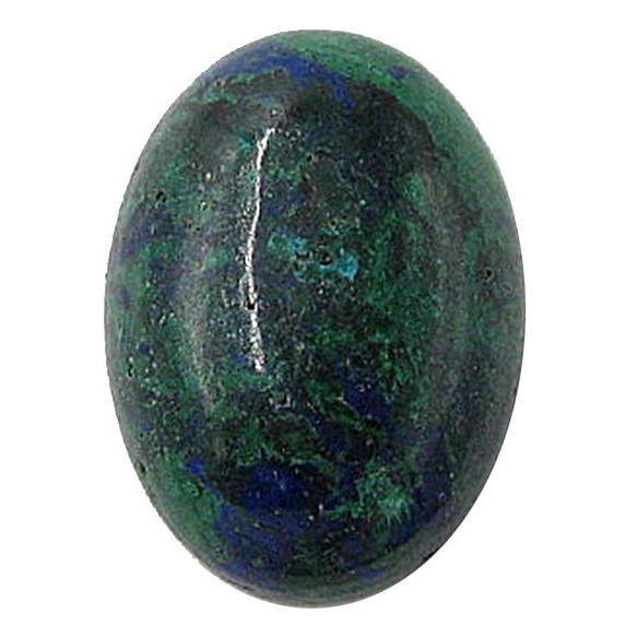 天然石露絲裸石石青銅（藍銅礦）露絲（橢圓凸圓形）ti-st-360 第1張的照片