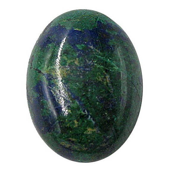 天然石　ルース裸石　アズライト（Azurite）　ルース（オーバルカボション）　ti-st-350 1枚目の画像