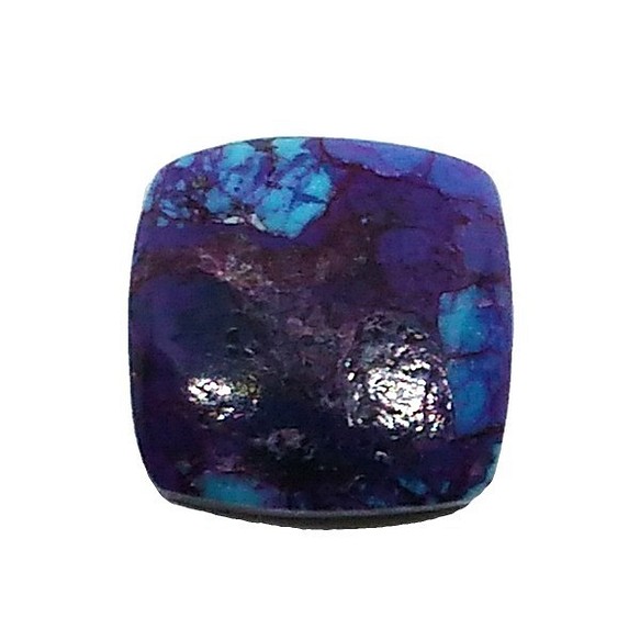 天然石莫哈維綠松石紫色（莫哈維綠松石）露絲（凸圓形）st-st-159 第1張的照片
