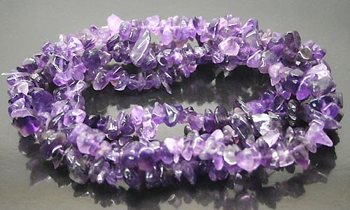 天然石珠線批發紫水晶 Sazare / Chip Beads ame-chips 第1張的照片