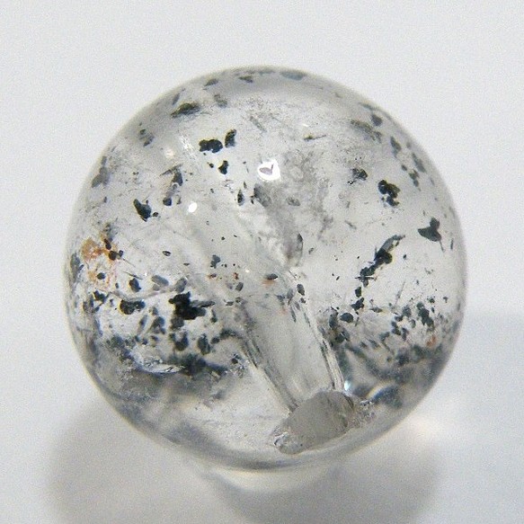 天然石粒売りビーズ1点もの　ファイヤークォーツ(Fire quartz)　ビーズ/貫通穴あり　gs-sp-4696 1枚目の画像