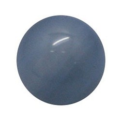 天然石材配件藍色瑪瑙（藍瑪瑙）圓形零件無孔（10件套）10mm ti-pa-1158c 第1張的照片