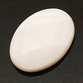 天然石材零件貝貝貝殼/珍珠貝雕橢圓形散裝（10套）ti-pa-957 第1張的照片